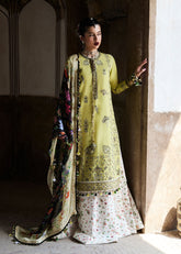 3-PC Unstitched Embroidered Lawn Nirmal By Hussain Rehar | Suk